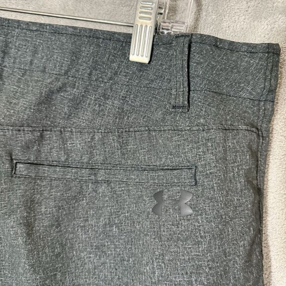 UNDER ARMOUR UA Gray Match Play Golf Pants 38x30 (*38x27) Performance Stretch - Picture 3 of 9